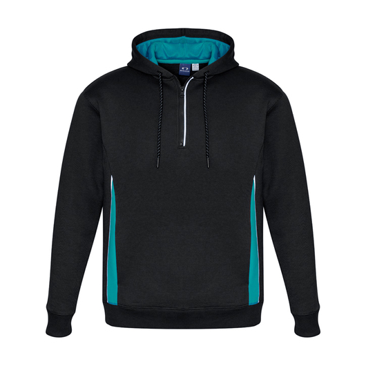 Renegade Hoodies Black Teal Silver